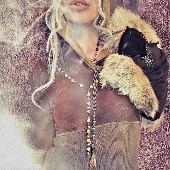 londonerus Jewelry - crow moon shorter pagan rosary